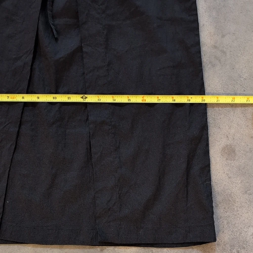 Theory Black Grommet Midi Dress - Picture 8 of 10